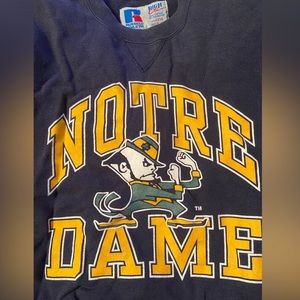 Vintage notre dame Crewneck